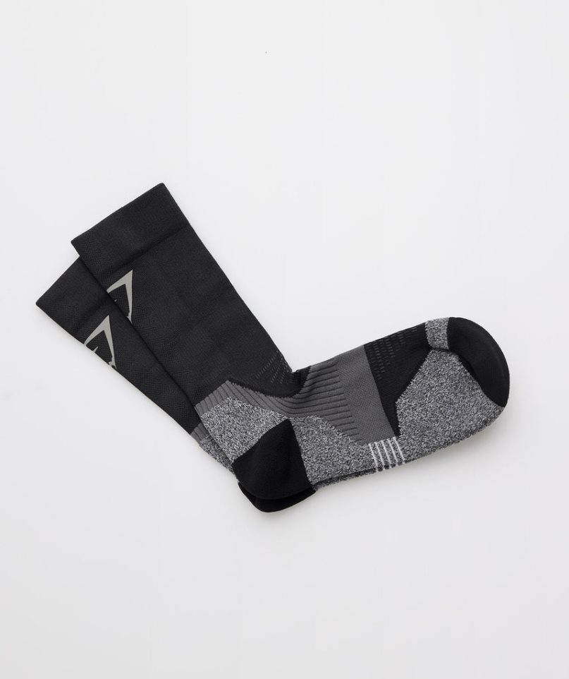 Gymshark Crew Performance Socks Black | NZ 7DFWIU